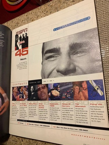 Kobe Bryant ESPN The Magazine Premier Issue Alex Rodriguez Eric Lindros *Read* - Picture 10 of 11