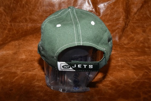 NEW YORK JETS REEBOK TEAM APPAREL GREEN BASEBALL cap hat adjustable LIGHTLY USED - Picture 3 of 5