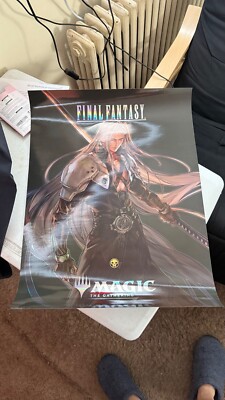 FINAL FANTASY MTG セフィロスポスター Pax east 2025 sephiroth MTG poster with tube and bag | eBay