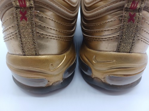 Hombres Nike Air Max 97 Medalla de Oro Olímpica Talla 10 Metálica CT4556-700 - Imagen 6 de 18
