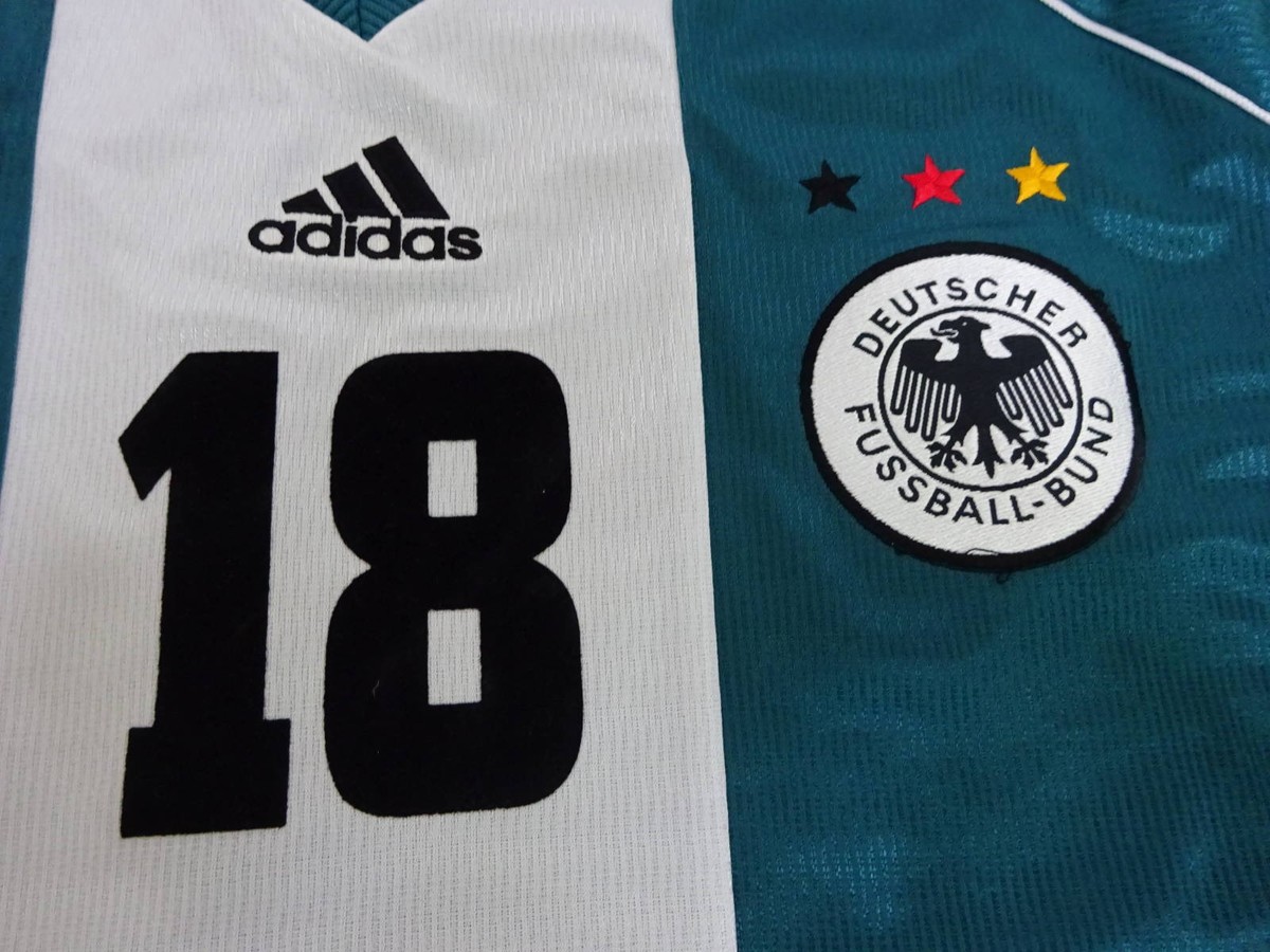 1998 Germany Deutschland Jersey Shirt Trikot Away Adidas