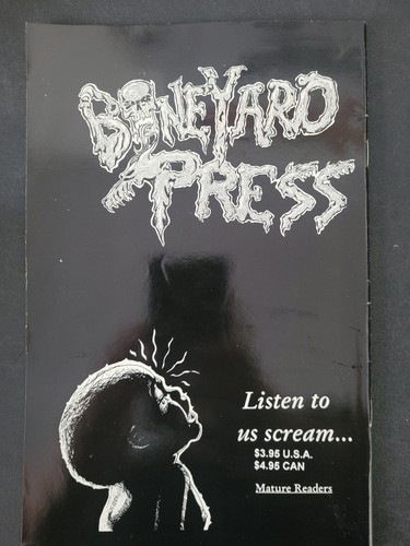 KILL IMAGE #1 (1993) BONEYARD PRESS COMICS FOIL LOGO INDY CLASSIC - Picture 2 of 2