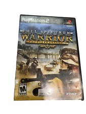 Full Spectrum Warrior: Ten Hammers PlayStation 2 Game PS2 Sony 2006 CIB EUC