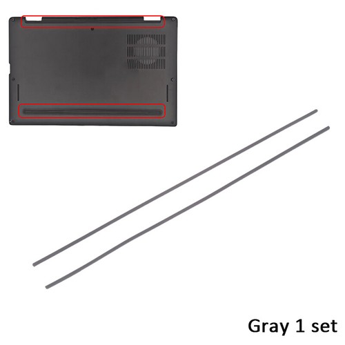 1/2Pcs Laptop Rubber Strip For DELL Latitude 7310 DIY Bottom Case Foot Pad - Afbeelding 18 van 18