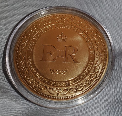 Queen Elizabeth II Gold Coin 1926 2022 King Charles III The Crown Colour Photo - Picture 10 of 22