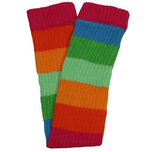 All Cotton Leg Warmers for Women 80s Colorful Soft Knitted 1 Pair - Picture 12 of 30