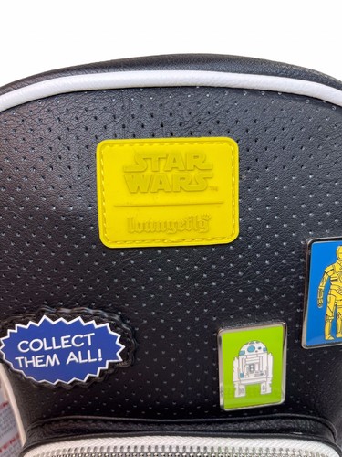 Disney Loungefly Star Wars Figuras de Acción de Colección Bolso Bandolera/Mochila + PIN Jawas - Imagen 5 de 12