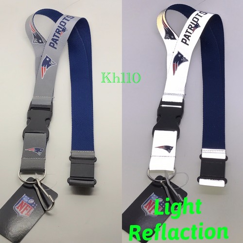 NFL New England Patriots keychain Lanyard - Pick Your Color! - Picture 14 of 30