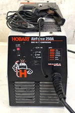 HOBART AIRFORCE 250A BUILT-IN AIR COMPRESSOR PLASMA CUTTER LH090278P
