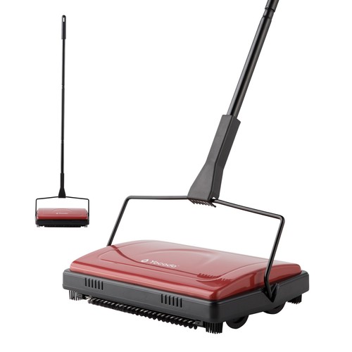 CLEANHOME MANUAL CARPET SWEEPER BRUSH CORDLESS RUG CLEANER DUSTER MULTICOLORS - Picture 13 of 43