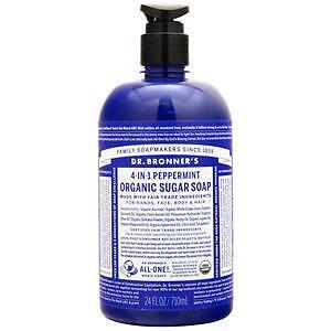 Dr. Bronner's Organic Sugar Soap Peppermint 24 fl.oz - Picture 1 of 1