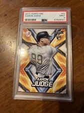 2017 Topps Fire #62 Aaron Judge RC PSA 9 Mint New York Yankees