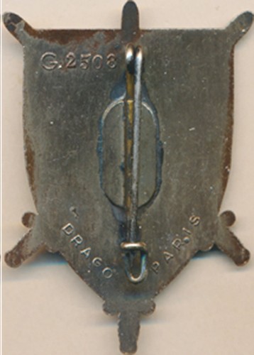Etat Major de l’Armée de Terre, argenté, pastille oblongue, Drago 2508 (8055) - Imagen 2 de 2