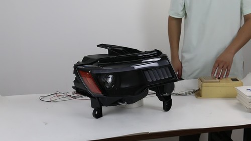 Faros LED para Jeep Grand Cherokee WK2 4ª Generación 2017-2021 Blackout Lámpara Delantera - Vídeo 1 de 1