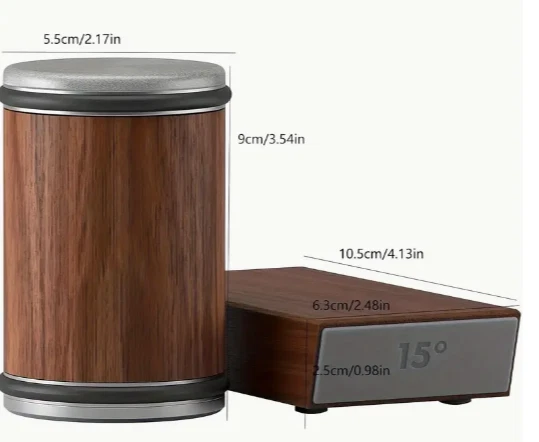 Knife Sharpener with stainless steel , Magnetic discs with 15 degree angle.
