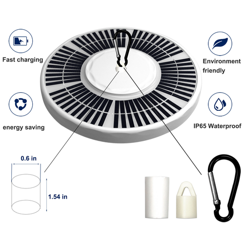 Solar FlagPole Lights 26 LED Auto Active Super Bright Outdoor Waterproof Garden - Picture 4 of 7