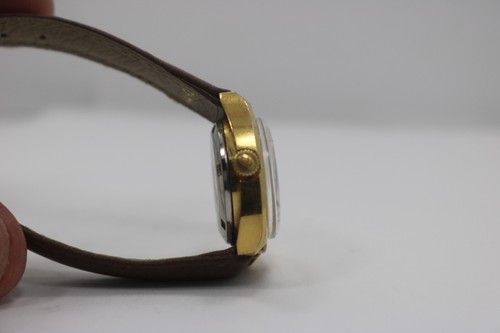 Vin Womens Fortis CAL 2671 17 Jewel Automatic Gold Tone Watch 24.5mm Serviced - Picture 5 of 6