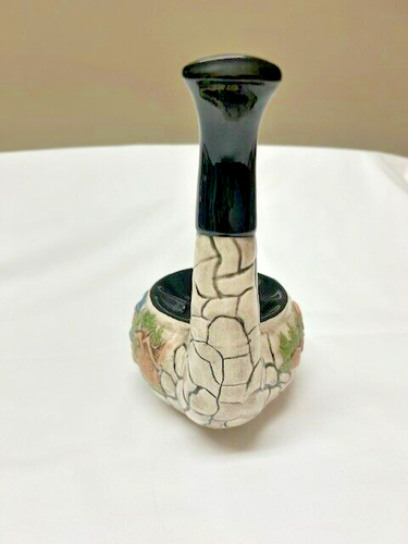 Ceramic Tobacco PIPE STAND Holder Ashtray Hand Painted - Never Used - Picture 3 of 4