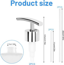 Pompa Di Sapone IDesign Vine - In Metallo Bianco, 9x22.25cm | Con Inserti Rimovibili, Elegante E Pratica - Foto 6