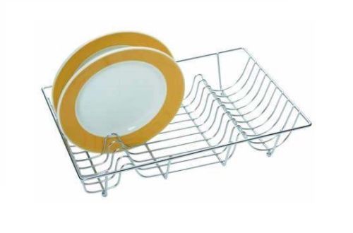 Large Dish Drainer Metal Wire Cutlery Draining Holder Kitchen Sink Rack Tidy - Picture 7 of 8