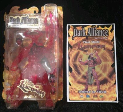 Art Asylum Chaos Comics DST Eternal Toys Dark Alliance Lucifer figure Lot