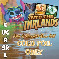 Disney Lorcana - Into the Inklands C/UC/R/SR/L Cold Foil Only - Pick & Complete!
