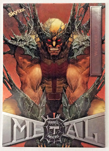 2022 Marvel Metal Universe Spider-Man GOLD LIGHT FX #100 Wolverine