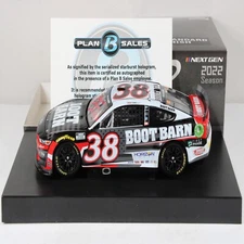 TODD GILLILAND 2022 AUTOGRAPHED #38 BOOT BARN FORD MUSTANG /504 MADE XRARE!!