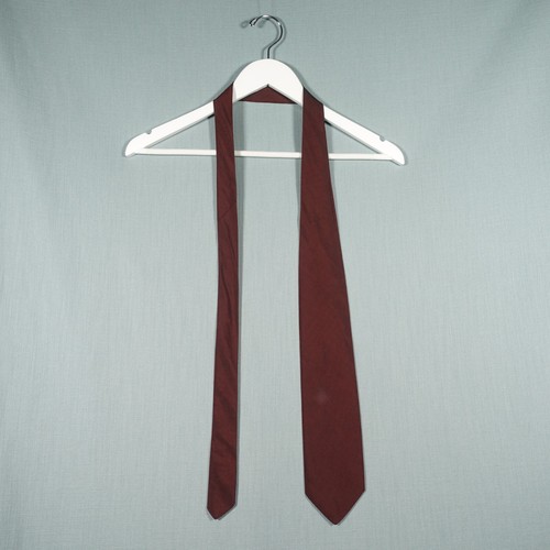 Hugo Boss Tie Mens Red Silk Italian Formal Suit Smart Office - Picture 3 of 15