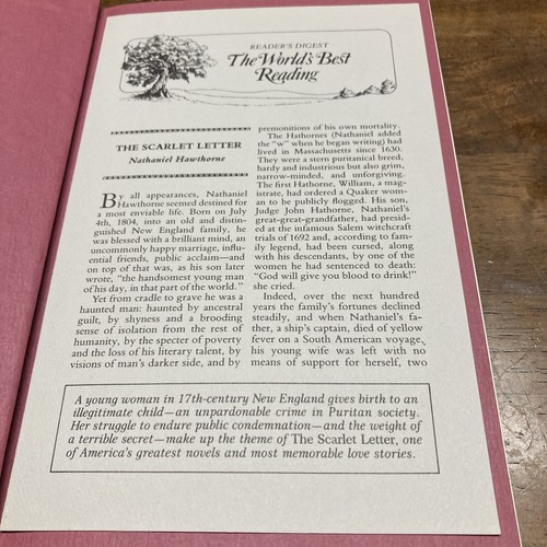 The Scarlet Letter By Nathaniel Hawthorne Hardcover - Picture 8 of 12