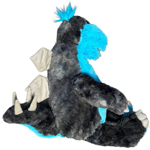 Costruisci un Orso Stegosauro Dinosauro Blu Argento Pensionato 18" Peluche BABW Peluche - Foto 5 di 6