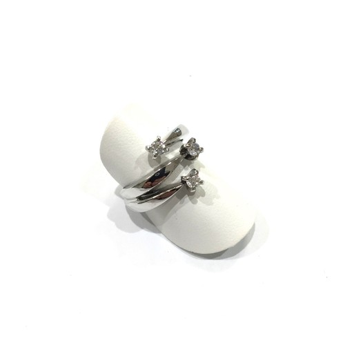 Anello Trilogy con brillanti 0,30 ct. - Foto 2 di 4