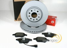 Für Skoda Superb II - Zimmermann Bremsscheiben Beläge Warnkabel für vorne