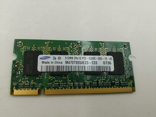 Samsung M470T6554EZ3-CE6 Hynix  Infineon 667MHz PC2-5300S DDR2 RAM - Picture 1 of 4