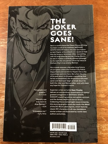Batman: White Knight DC Comics BLACK LABEL Graphic Novel Softcover TPB 2018 - Bild 2 von 5