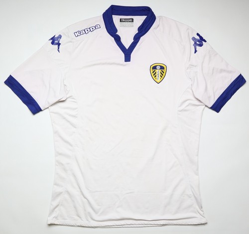 LEEDS UNITED 2015/2016 HOME FOOTBALL SHIRT SOCCER JERSEY KIT KAPPA MENS L LARGE