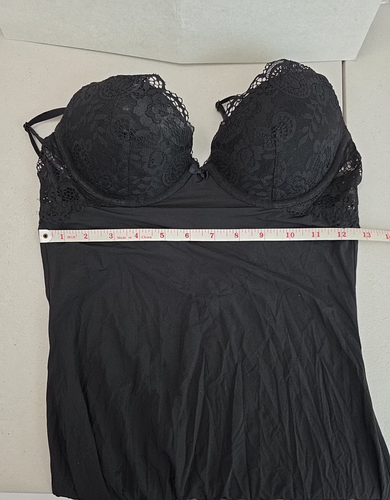 Victoria Secret Elegant Black Lace Babydoll Lingerie Intimates 34C - Picture 21 of 24