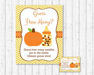 Info around Pumpkin Chevron Printable Child Shower \ image regarding Guess Who Cards Printable titled Information pertaining to Pumpkin Chevron Printable Kid Shower \