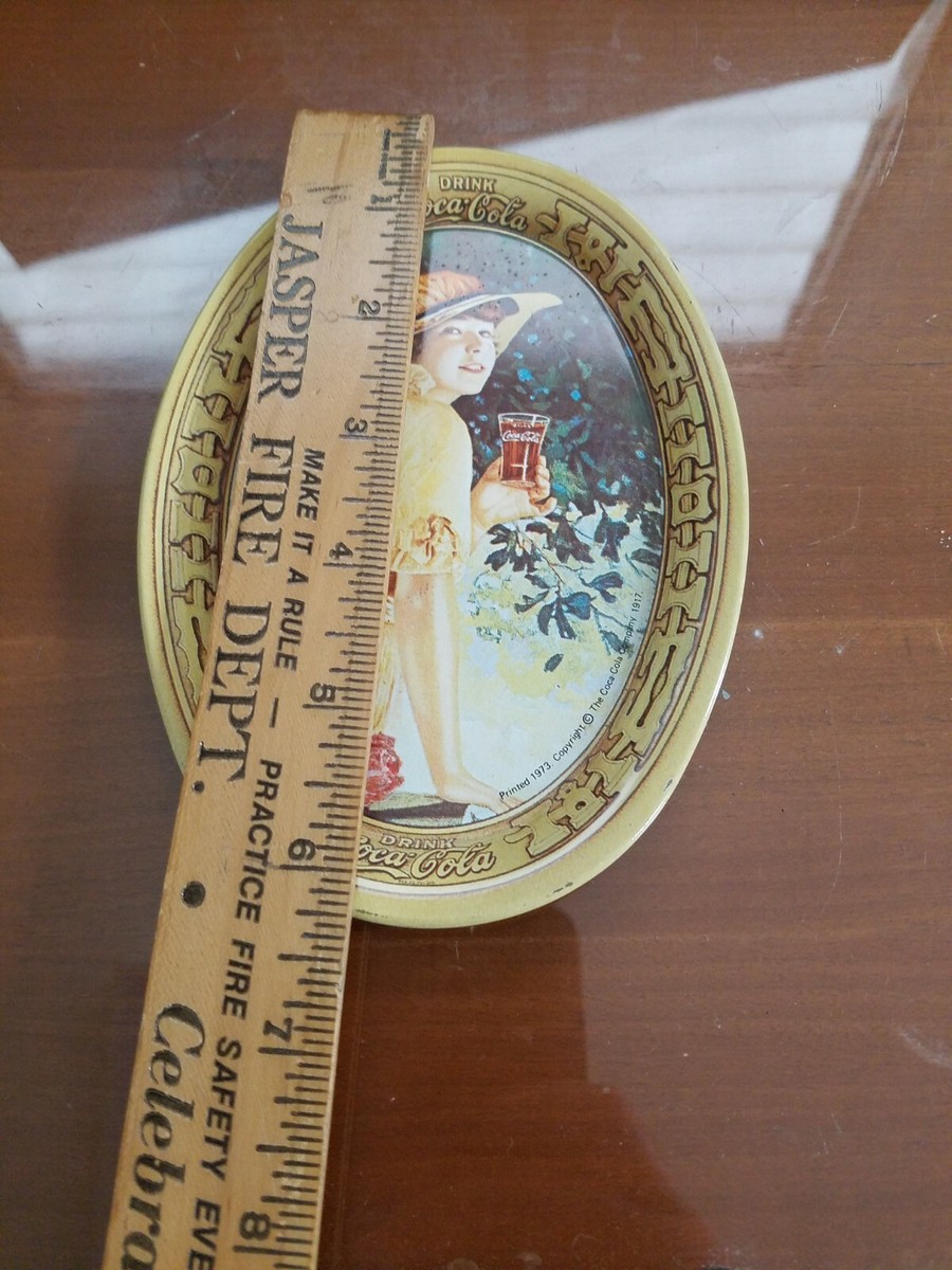 コカコーラ　アンティーク　トレイ　1917年代 昭和レトロ アンティーク コカコーラ アンティーク雑貨 飾り