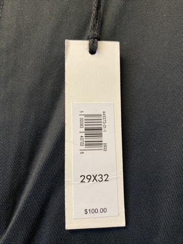 BANANA REPUBLIC CHINOS - GOLF PANTS - RELAXED FIT - BRAND NEW 30x32 BLACK/124-20 - Picture 3 of 14