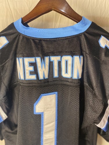 NFL Carolina Panthers #1 Cam Newton Reebok Jersey Adult Size 50 - Picture 6 of 8