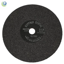 BUFFALO DENTAL LAB MODEL WET TRIMMER ABRASIVE GRINDING DISC WHEEL 10"