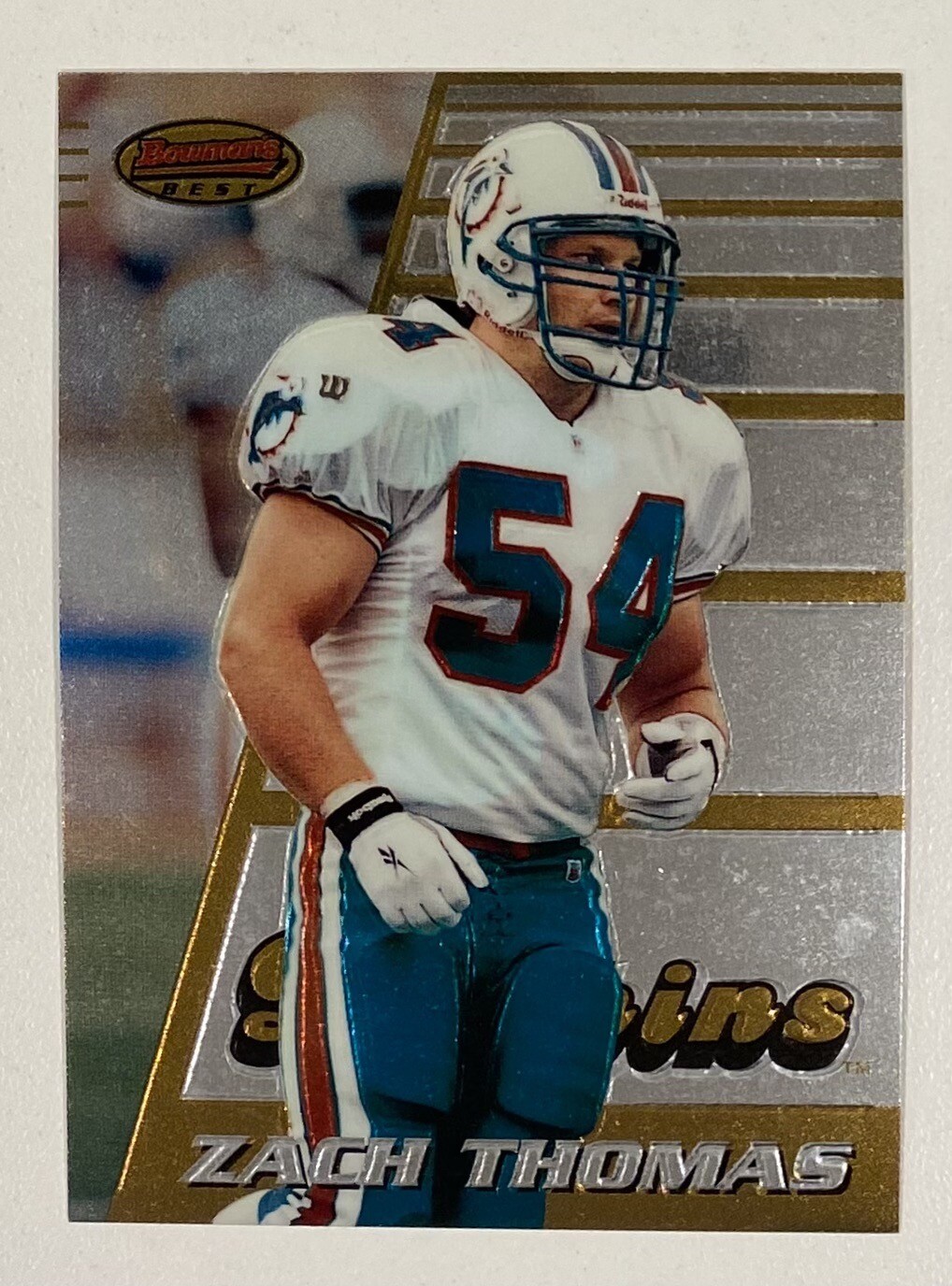 Zach Thomas 1996 Bowmans Best Rookie #175 RC HOF GEM MINT HIGH Grade
