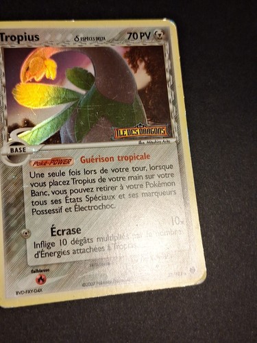 HOLO carte pokemon Tropius 23/101 Ex Île Des Dragons  - Picture 3 of 18