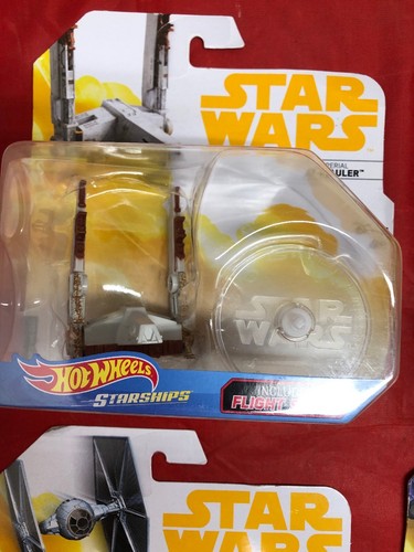 LOT-STAR WARS HOT WHEELS SOLO MOVIE AT-HAULER HAN'S SPEEDER TIE FIGHTER X-WING - Picture 2 of 11