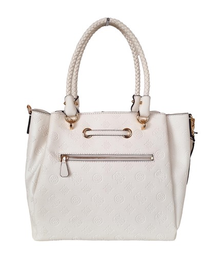 GUESS borsa a spalla shopping donna in ecopelle HELAINA PG840331bianca - Picture 3 of 4