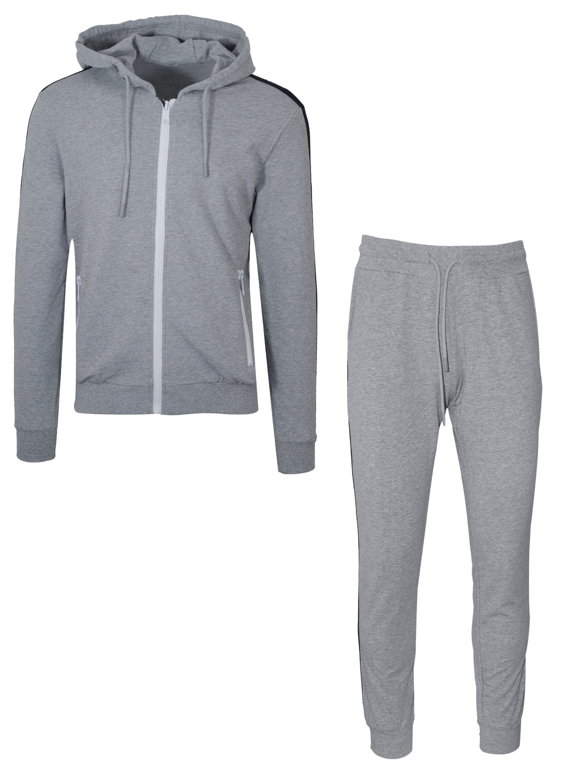 Antony Morato Sport Sport Sport grau Tape Logo Tracksuit 0762b2 Antony Morato Sport Sport Sport grau Tape Logo Tracksuit 0762b2