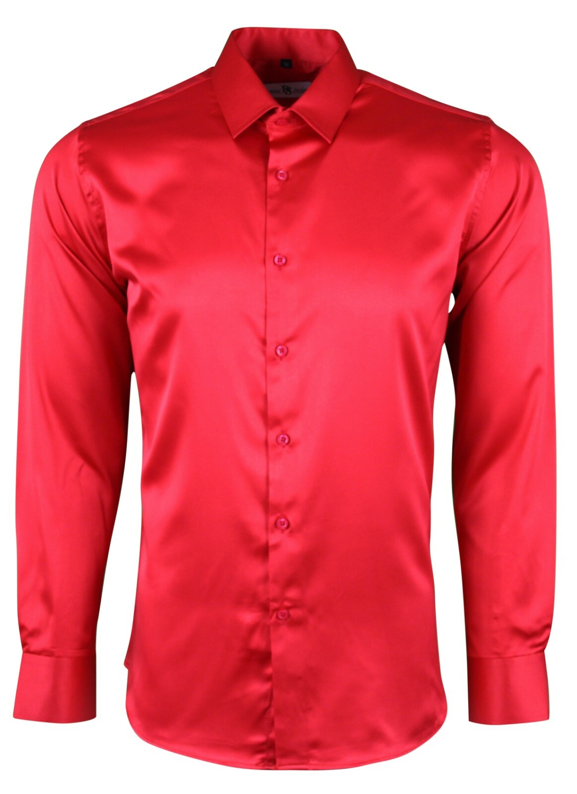 MENS SATIN FORMAL CASUAL WEDDING PARTY DRESS LONG SLEEVES SHIRT from 15