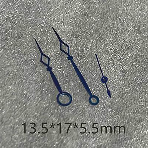 Watch Pointer Blue Hollow Snow Watch Hands for 6497/6498 St36 Movement - Foto 7 di 8