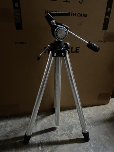 Vintage Quick-Set TRIPOD PanHead Model #5-95534-9 Elevator Top Made in USA - Picture 1 of 8
